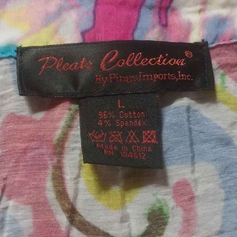 Tropical Long Sleeve Button Down Shirt - Picture 7 of 8